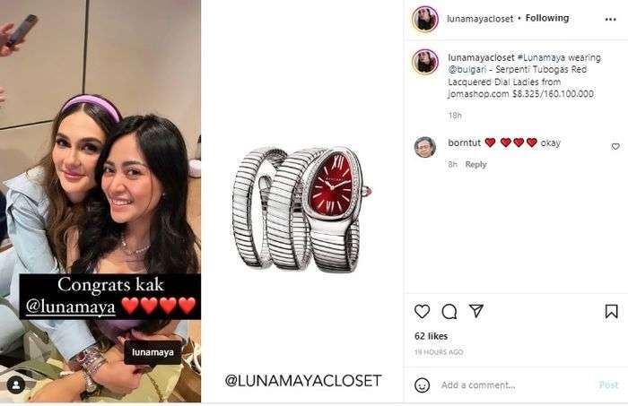 6 Adu Perbandingan Jam Tangan Luna Maya VS Syahrini, Harganya Bak Bumi & Langit, Siapa yang Lebih Mewah?