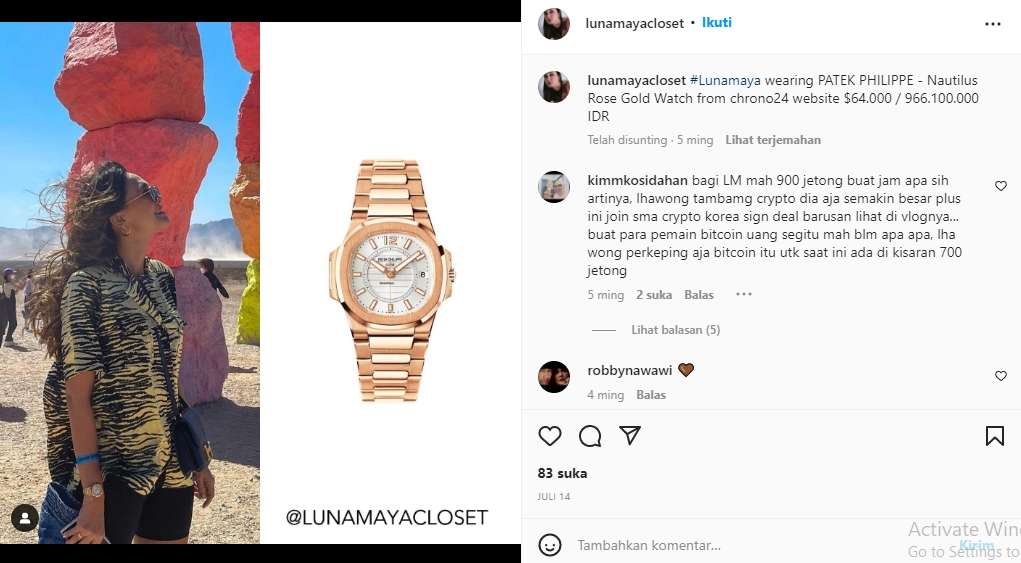 6 Adu Perbandingan Jam Tangan Luna Maya VS Syahrini, Harganya Bak Bumi & Langit, Siapa yang Lebih Mewah?