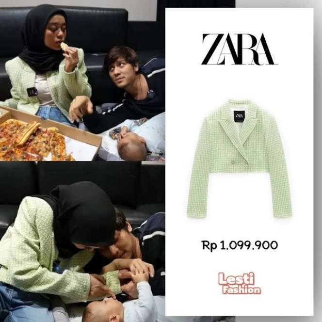 Deretan Outfit Mahal Lesti Kejora saat Momong Baby Leslar