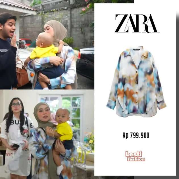Deretan Outfit Mahal Lesti Kejora saat Momong Baby Leslar