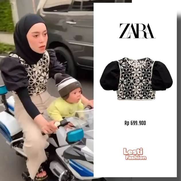 Deretan Outfit Mahal Lesti Kejora saat Momong Baby Leslar
