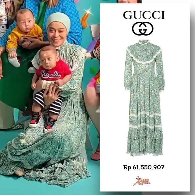 Deretan Outfit Mahal Lesti Kejora saat Momong Baby Leslar
