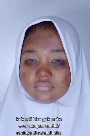 Potret Transformasi Remaja Minta Dirias Mirip Selebgram, Hasilnya Bikin Melongo!
