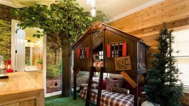 10 Potret Kamar Bernuansa Alam Ini Bikin Tepuk Jidat, Terakhir Paling Aneh, Tidur di Atas Sungai!