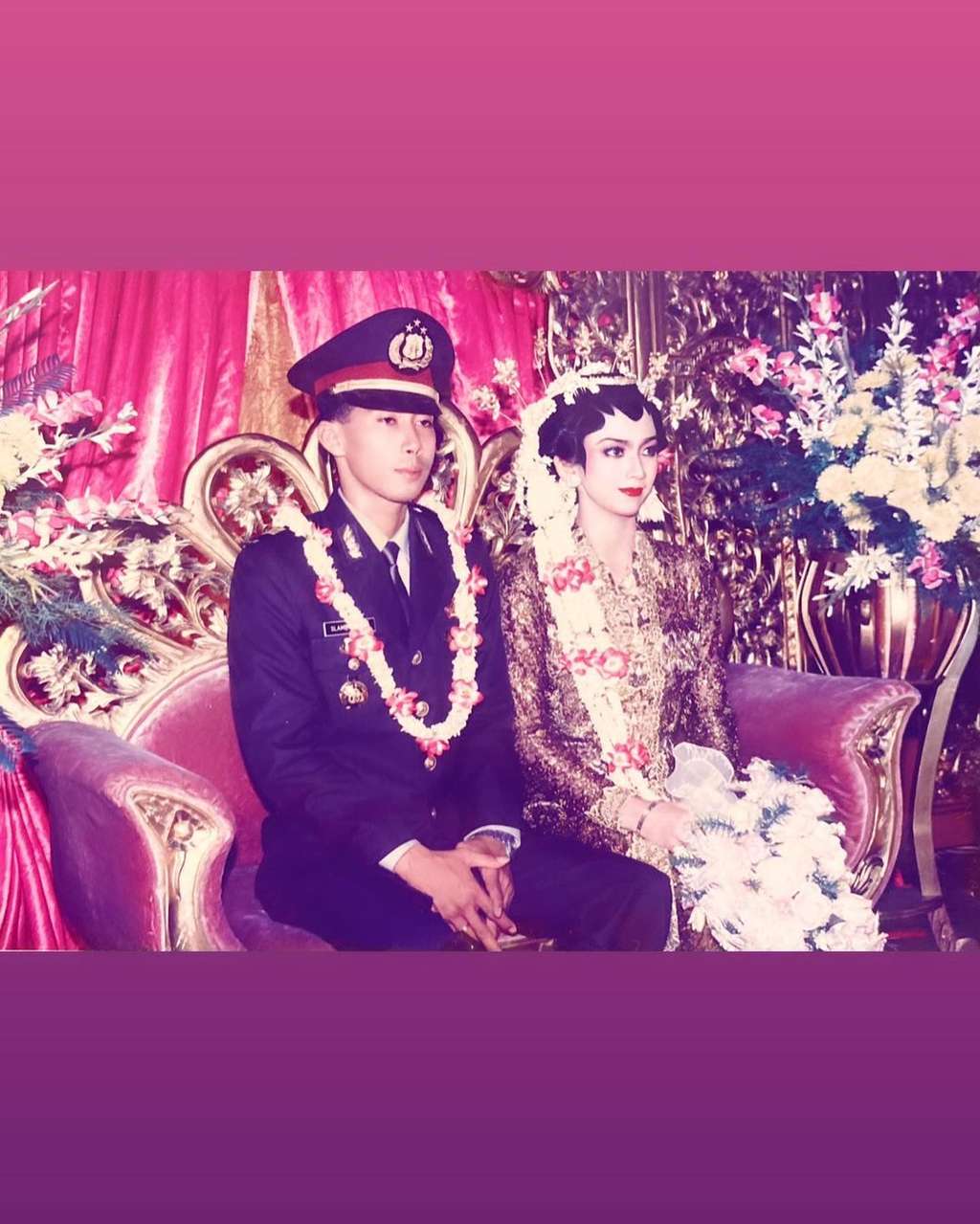 10 Potret Lawas Ibu Kombes Heni Tania saat Jadi Pengantin, Barbie Tercantik di Zamannya!