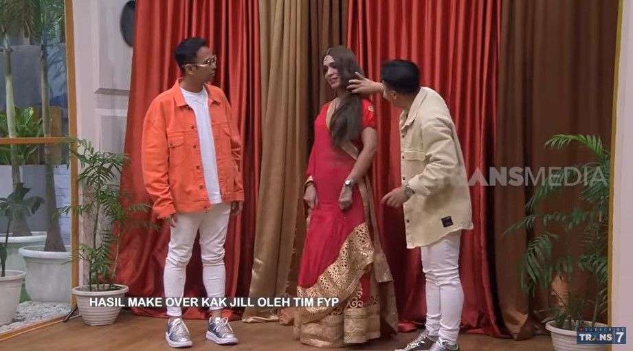10 Potret Kak Jill Di-make Over Bak Artis India, Aslinya Cantik Banget, Raffi Ahmad Tercengang!