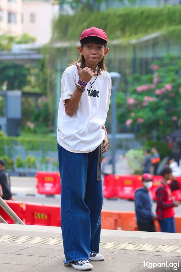 Kenalan dengan Adik Bonge, Codet yang Kini Gantikan Sang Kakak Eksis di Citayam Fashion Week 