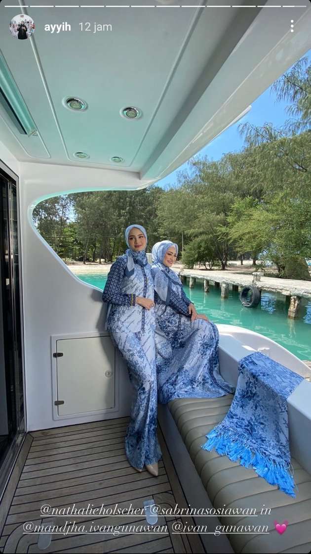 Potret Nathalie Holscher dan Frans Faisal Jalani Pemotretan Pakai Baju Couple