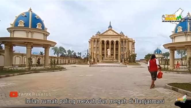 Viral! 10 Potret Rumah Mewah Bak Istana Kerajaan Milik Pengusaha Batu Bara Kalimantan, Dalamnya Bikin Ngiler!