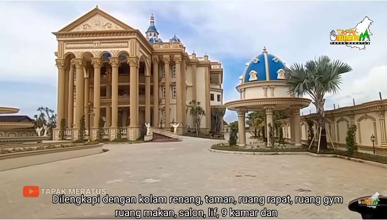 Viral! 10 Potret Rumah Mewah Bak Istana Kerajaan Milik Pengusaha Batu Bara Kalimantan, Dalamnya Bikin Ngiler!
