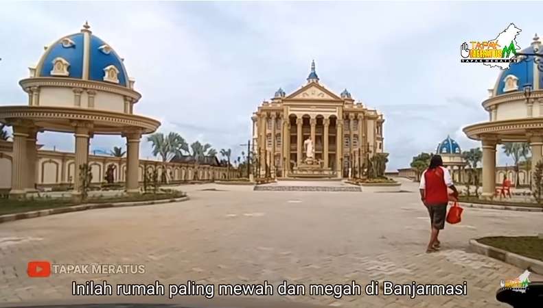 Viral! 10 Potret Rumah Mewah Bak Istana Kerajaan Milik Pengusaha Batu Bara Kalimantan, Dalamnya Bikin Ngiler!