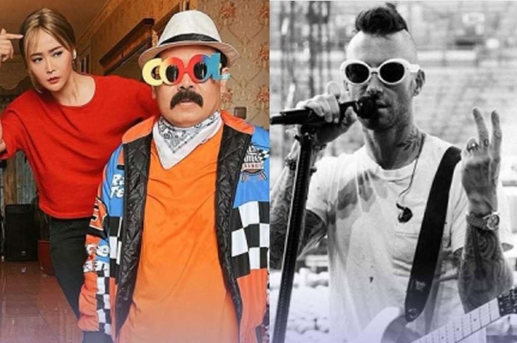 Potret Adu Gaya Adam Levine VS Adam Suseno 