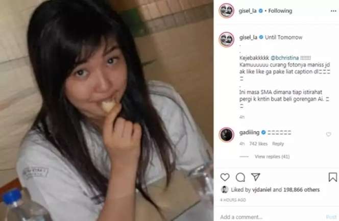 8 Potret Lawas Gisella Anastasia Semasa SMA, Body Beda Banget, Komentar Mantan Jadi Sorotan!