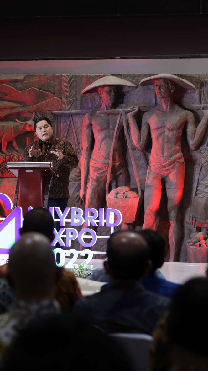 FOTO: Erick Thohir Buka PaDi Hybrid Expo 2022, Dorong Ekonomi RI Lewat UMKM