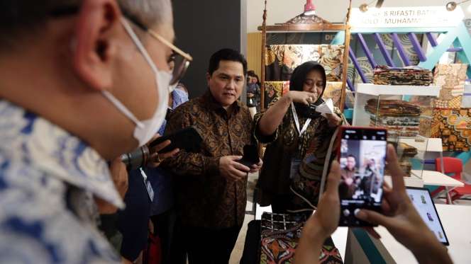 FOTO: Erick Thohir Buka PaDi Hybrid Expo 2022, Dorong Ekonomi RI Lewat UMKM