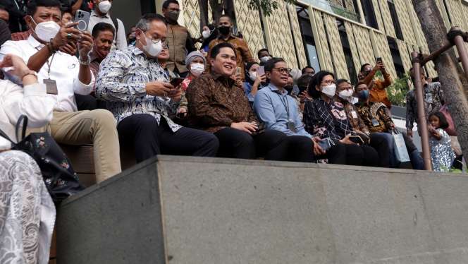 FOTO: Erick Thohir Buka PaDi Hybrid Expo 2022, Dorong Ekonomi RI Lewat UMKM