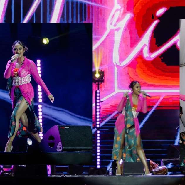 Potret Marion Jola Nyanyi Bak Biduan Dangdut, Ajak Penonton Ambyar Bareng!