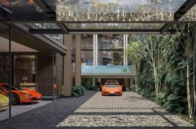Potret Rumah Lesti dan Rizky Billar, Berjejer Mobil Mewah di Garasi