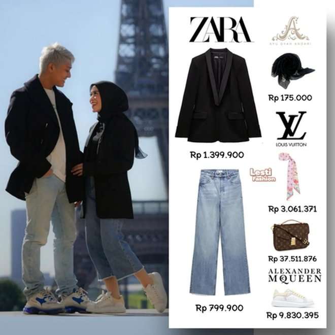 Perbandingan Harga Fashion Rizky Billar dan Lesti, Bak Bumi dan Langit!