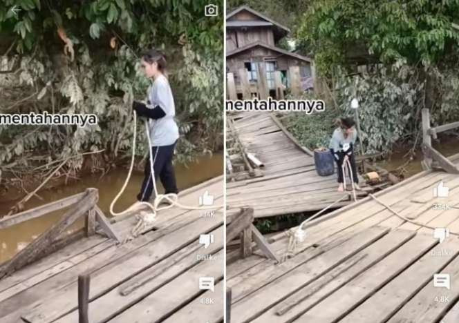Potret 5 Gadis Dayak yang Cantiknya Bak Bidadari, Profesinya Penarik Perahu Hingga Kuli Bangunan!