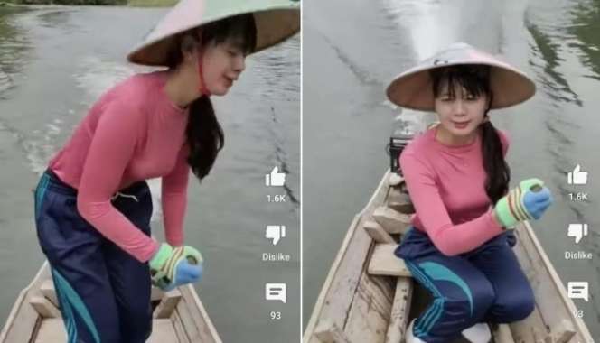 Potret 5 Gadis Dayak yang Cantiknya Bak Bidadari, Profesinya Penarik Perahu Hingga Kuli Bangunan!
