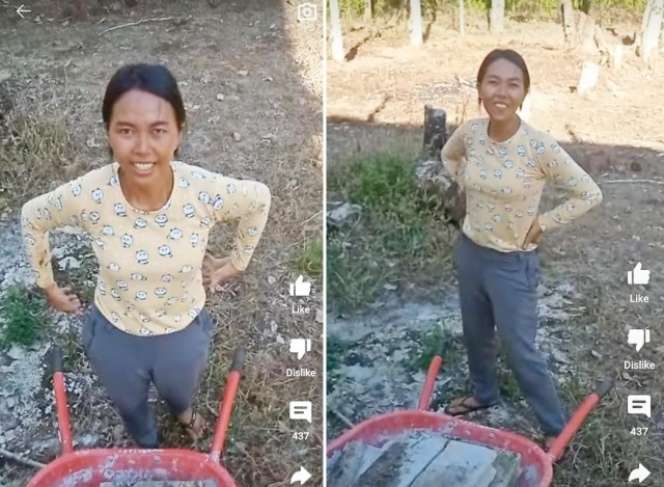Potret 5 Gadis Dayak yang Cantiknya Bak Bidadari, Profesinya Penarik Perahu Hingga Kuli Bangunan!