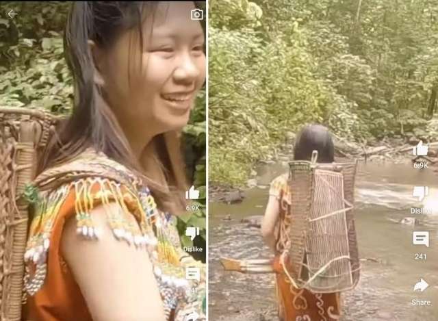 Potret 5 Gadis Dayak yang Cantiknya Bak Bidadari, Profesinya Penarik Perahu Hingga Kuli Bangunan!