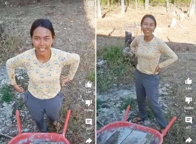 Potret 5 Gadis Dayak yang Cantiknya Bak Bidadari, Profesinya Penarik Perahu Hingga Kuli Bangunan!