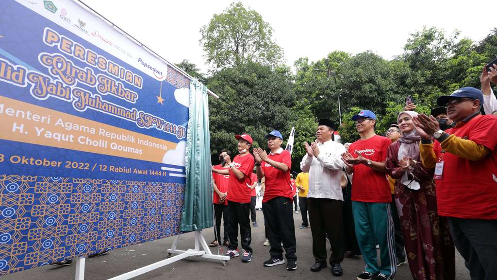 FOTO: 5000 Peserta Kirab Meriahkan Maulid Nabi Muhammad SAW di Masjid Istiqlal