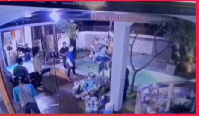 Beredar Rekaman CCTV Detik-detik Rizky Billar Lempar Bola Biliar ke Lesti Kejora, Ternyata Saat Masih Hamil!