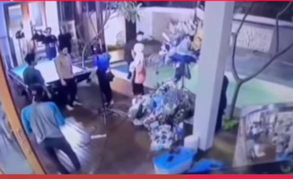 Beredar Rekaman CCTV Detik-detik Rizky Billar Lempar Bola Biliar ke Lesti Kejora, Ternyata Saat Masih Hamil!