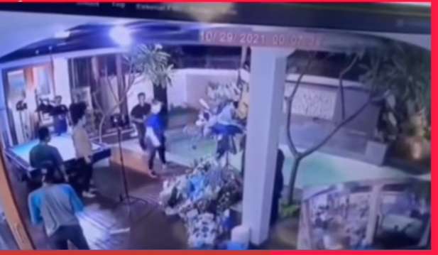 Beredar Rekaman CCTV Detik-detik Rizky Billar Lempar Bola Biliar ke Lesti Kejora, Ternyata Saat Masih Hamil!