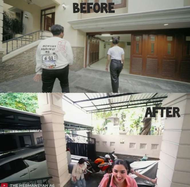 Potret Rumah Thariq Halilintar Sebelum VS Sesudah Renovasi, Bak Bumi & Langit, Kini Megah dan Modern Abis!