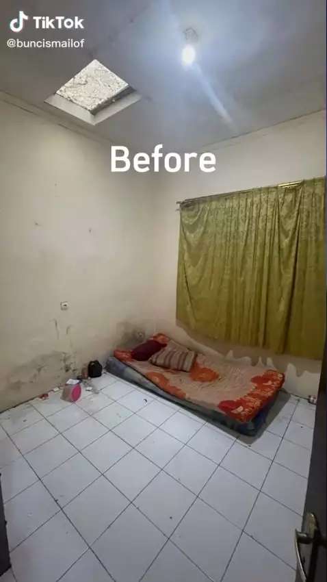 10 Transformasi Kamar Kumuh & Sempit, Jadi Mewah Bertingkat Mirip di Pinterest, Keren!