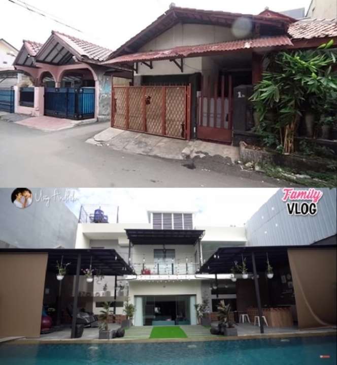10 Potret Perubahan Rumah Artis Dulu VS Sekarang, Lesty Kejora dari Gubuk Jadi Istana Megah!