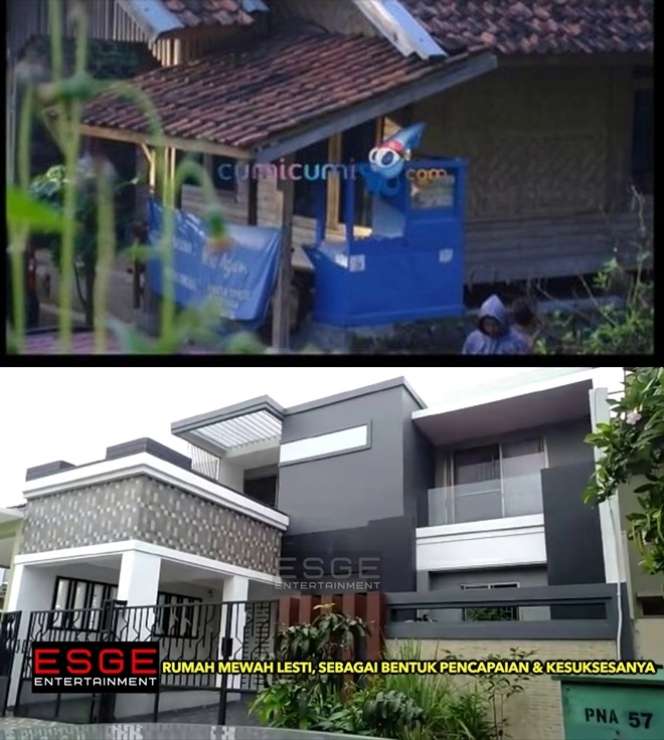 10 Potret Perubahan Rumah Artis Dulu VS Sekarang, Lesty Kejora dari Gubuk Jadi Istana Megah!