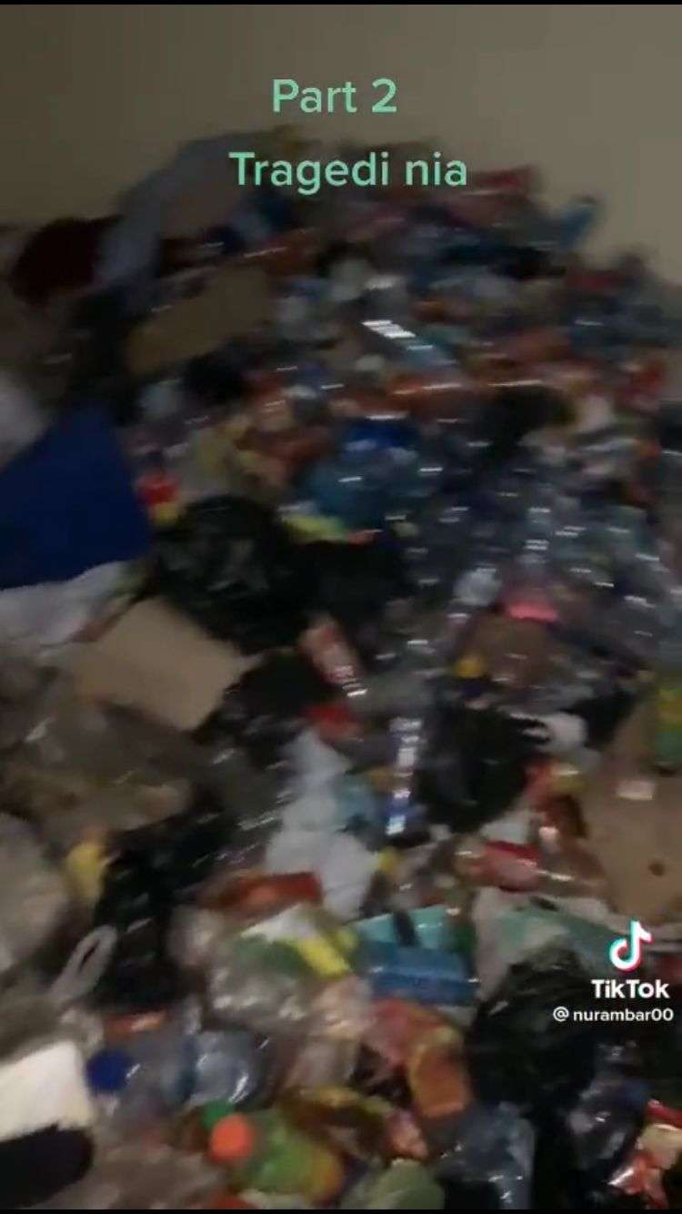 Viral Kamar Kos Dipenuhi Sampah Menggunung dan Menjijikan Bak Bantar Gebang : Padahal Orangnya Cantik!