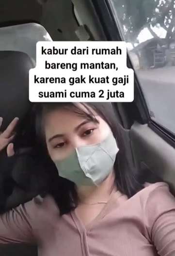 Wanita Ini Pilih Kabur Bareng Mantan Pacar Usai Ngeluh Suami Bergaji UMR, Netizen: `Demi Konten Rela Umbar Aib`