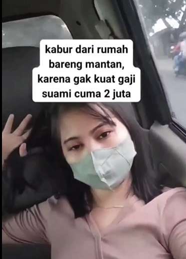 Wanita Ini Pilih Kabur Bareng Mantan Pacar Usai Ngeluh Suami Bergaji UMR, Netizen: `Demi Konten Rela Umbar Aib`