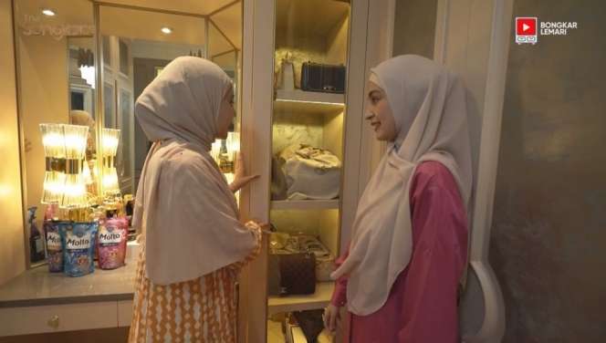10 Potret Mewahnya Ruang Wardrobe di Rumah Shireen Sungkar, Ada Baju Honeymoon!