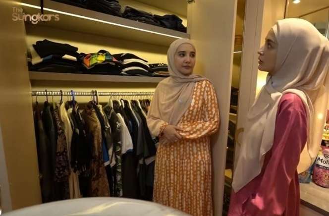 10 Potret Mewahnya Ruang Wardrobe di Rumah Shireen Sungkar, Ada Baju Honeymoon!