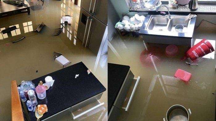 Rumah Mewah Rp13 Miliar Kebanjiran, Artis Terkenal ini Ngungsi Naik Perahu, Lihat 6 Potretnya Miris!