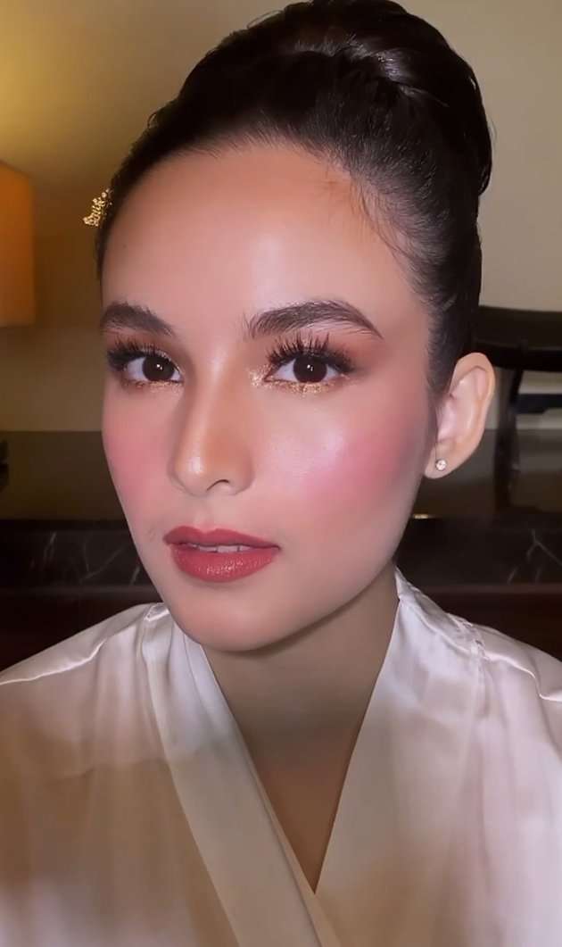 Detail Makeup Chelsea Islan di Acara Pertunangan