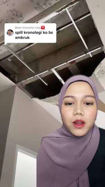 Potret Rumah Rp500 Juta Ambruk Baru Ditempati Setahun