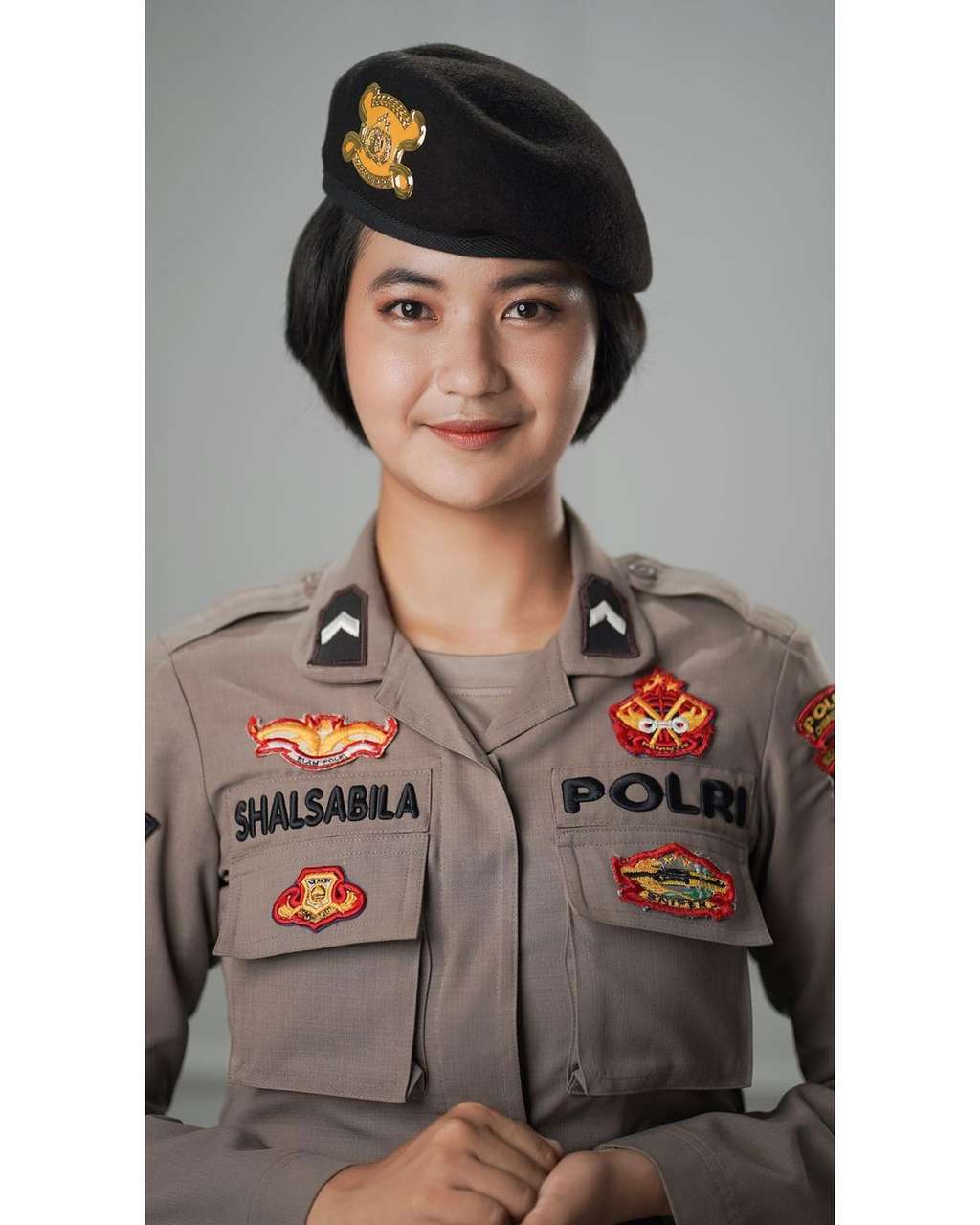 Potret Shalsabila Lestari Polwan Cantik yang Viral, Puteri Indonesia NTB 2020