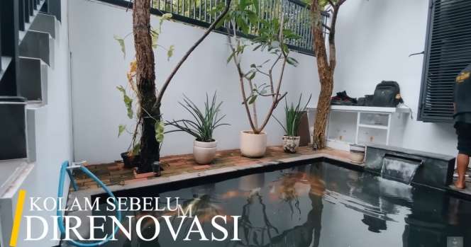 10 Potret Kolam Ikan Nikita Mirzani Sebelum VS Sesudah Renovasi, Kini Airnya Bisa Diminum & Renang!