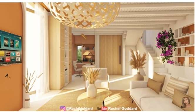 Bikin Betah, Potret Vila Rachel Goddard di Bali, Konsepnya Ala Mediterania!