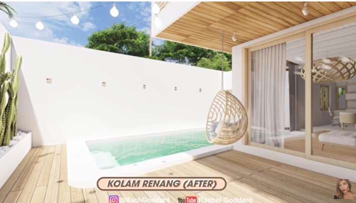 Bikin Betah, Potret Vila Rachel Goddard di Bali, Konsepnya Ala Mediterania!
