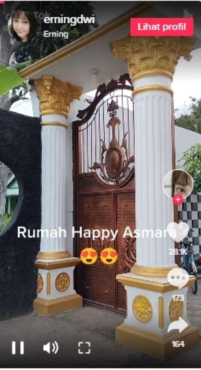 Terungkap! 9 Potret Rumah Happy Asmara yang Sangat Megah Bak Istana, Besar & Semua Emas!