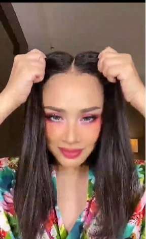 Momen Detik-detik Titi DJ Buka Wig, Ternyata Begini Potret Rambut Aslinya!
